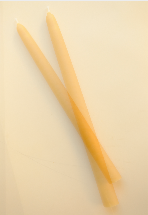 Long Tapered Beeswax Candle