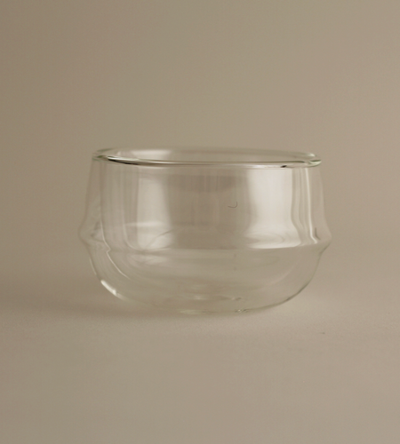 Double-Walled Glass Matcha Bowl
