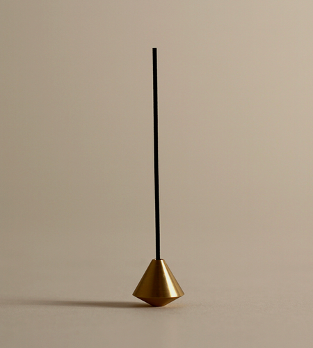 Acorn Brass Incense Holder